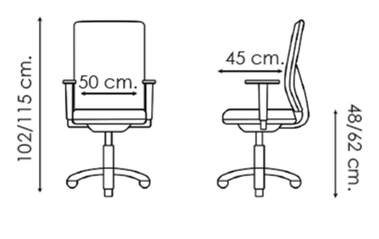 Conga ergonomic stool by Gonos | Black