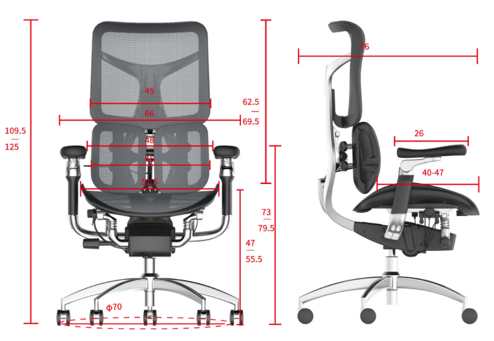 Silla Doro S300 Pro negra