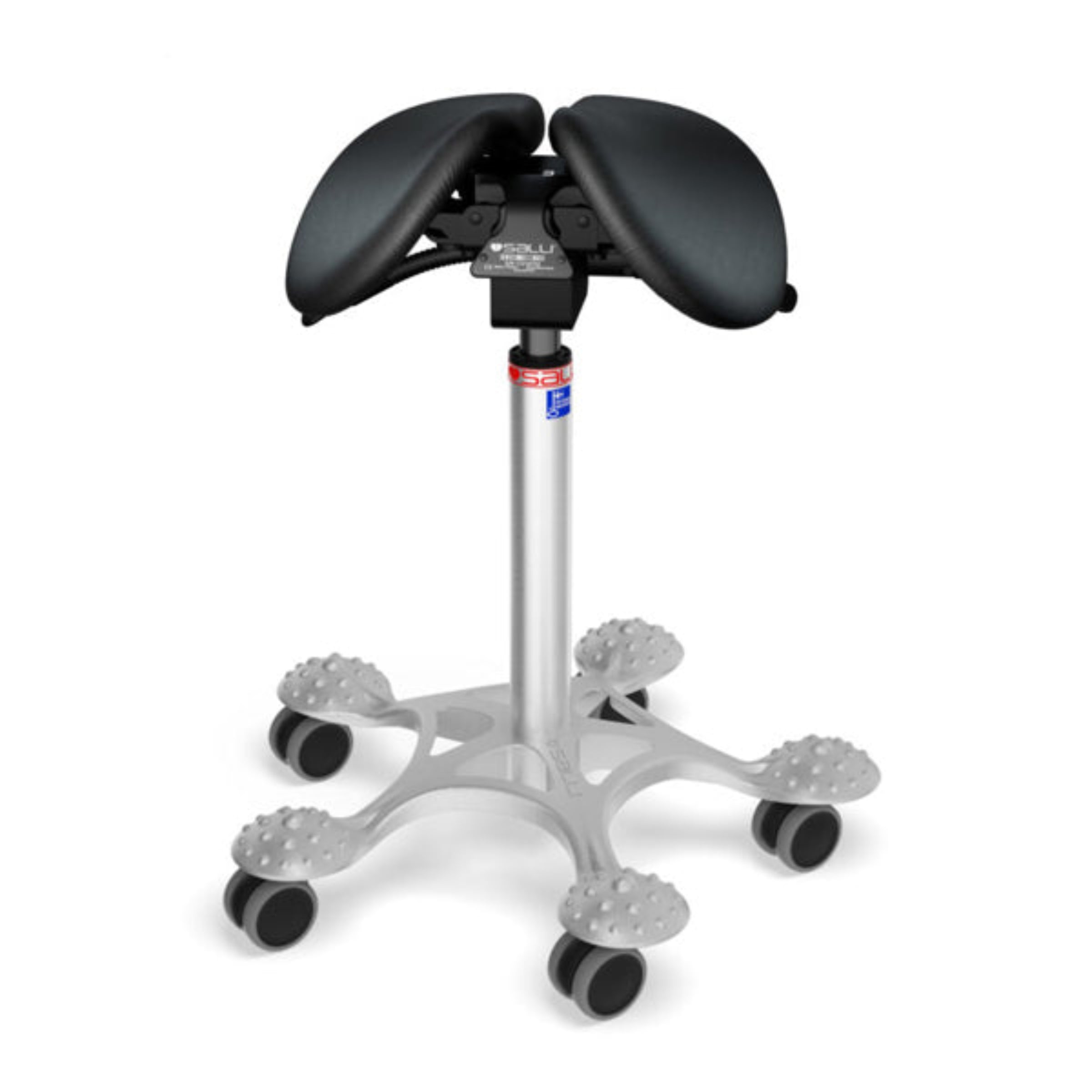 SALLI MultiAdjuster Ergonomic Stool | Black