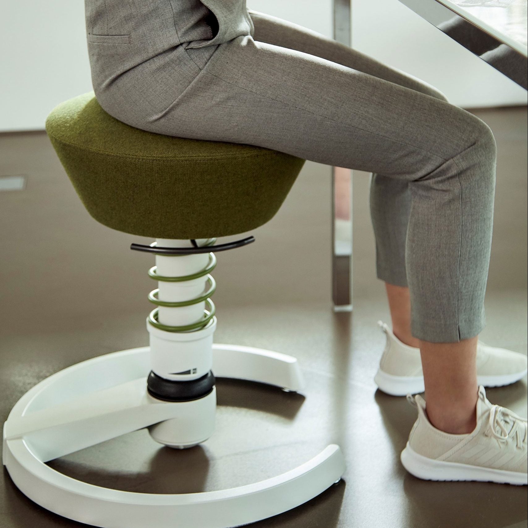 SWOPPER AIR Office Stool by Aeris | Grey