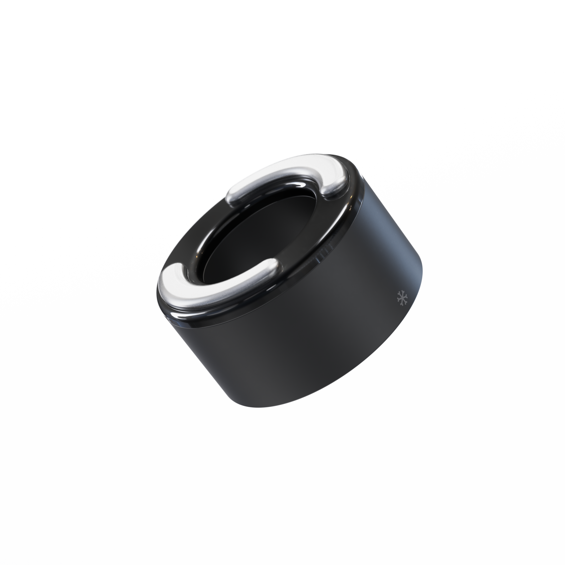 TheraFace Hot and Cold Rings Set for Facial Therapy | Black