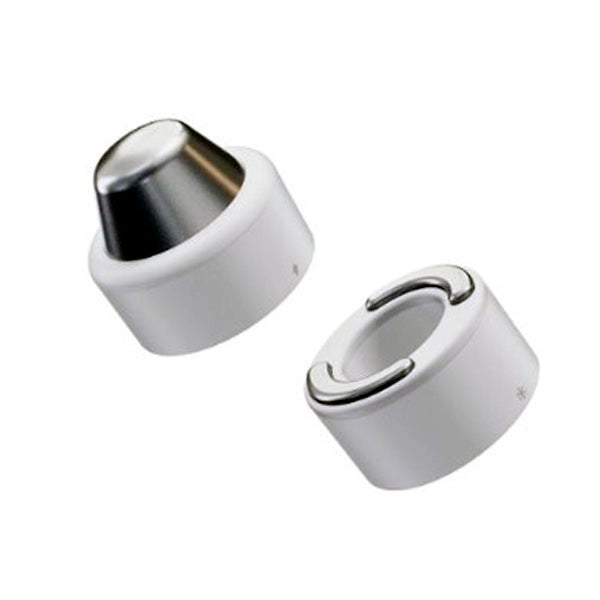 TheraFace Hot and Cold Rings Set for Facial Therapy | White