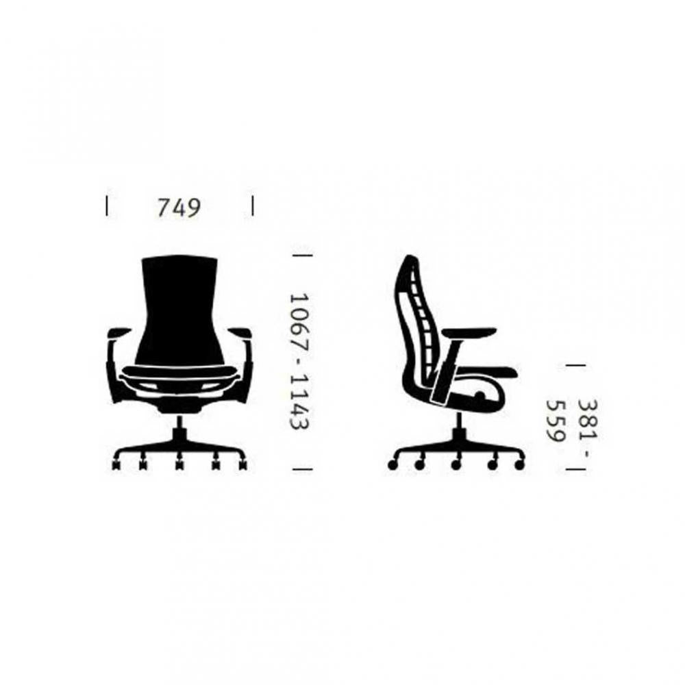 Herman Miller EMBODY Ergonomic Office Chair | White