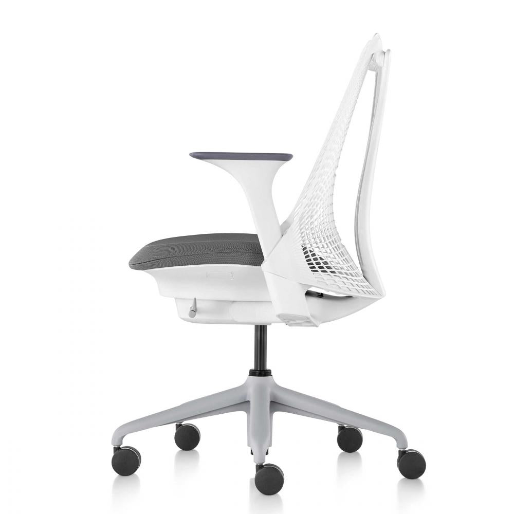 Herman Miller SAYL 1D Ergonomic Desk Chair | White - white