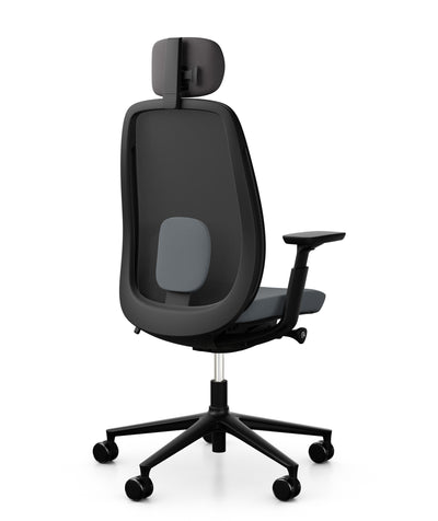 Silla Ritmo negra con cabezal