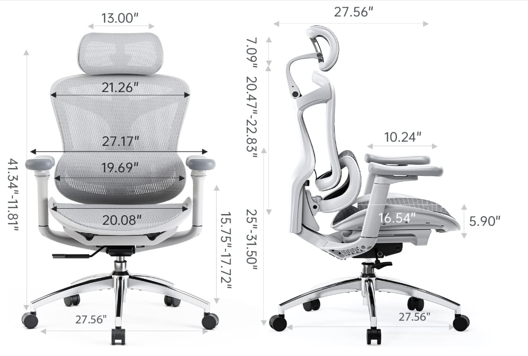 Silla Doro C300 Pro blanca
