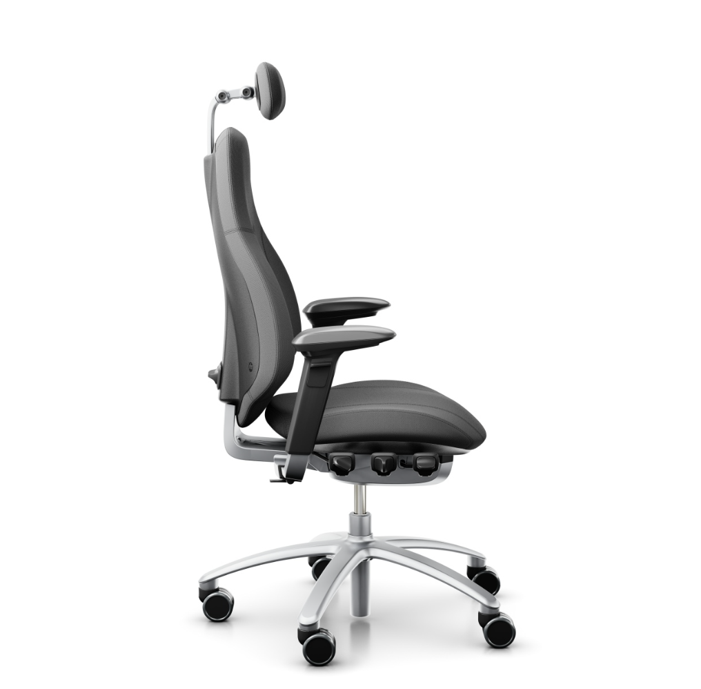 Cadira Escriptori Mereo Headrest de RH | Gris