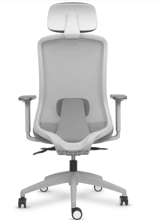 Ergonomic chair Lando Grey with headrest by Gonos