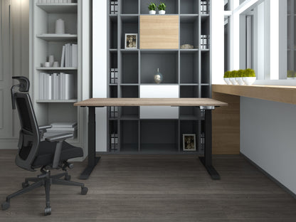 Estructura para mesa elevable de Gonos | Negro | Cuadrado