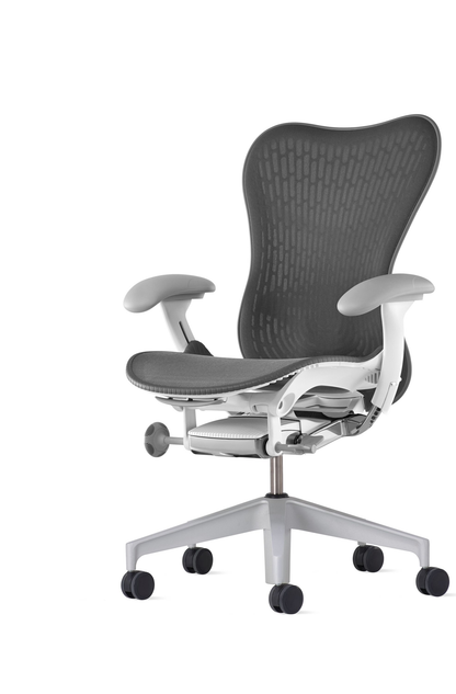 Cadira Oficina Ergonòmica MIRRA 2 BUTTERFLY de Herman Miller | Blanca