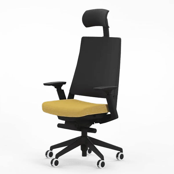 Silla operativa K2K con reposacabezas de Ergonomika