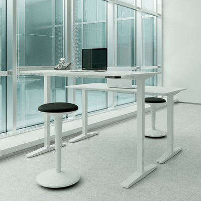 Conga ergonomic stool by Gonos | White
