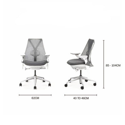 Herman Miller SAYL 4D Ergonomic Desk Chair | White - white