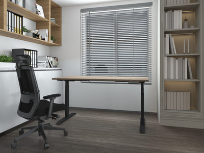 Gonos Lift Table Frame | Black | Rectangular