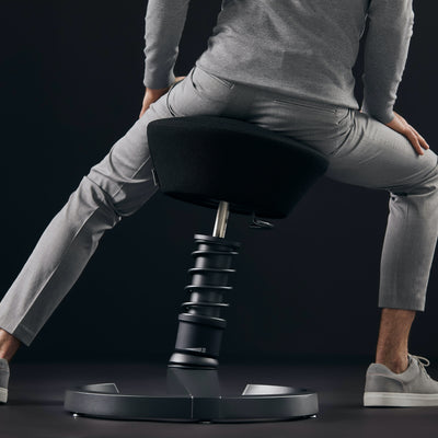 SWOPPER AIR Office Stool by Aeris | Grey