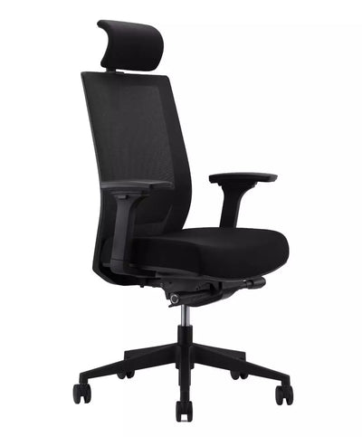 Modern office chair with headrest Aire by Gonos