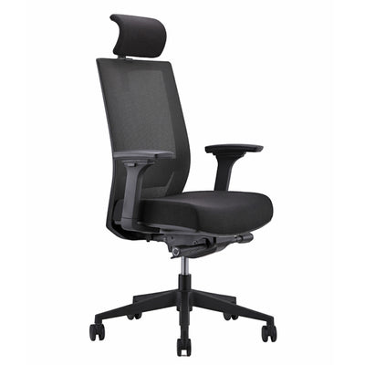Modern office chair with headrest Aire by Gonos