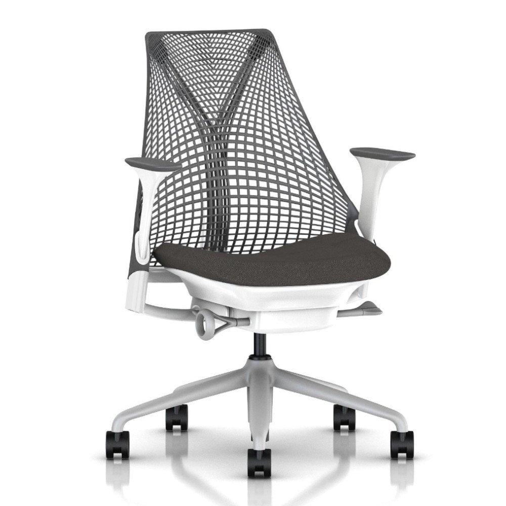 silla escritorio sayl herman miller gris