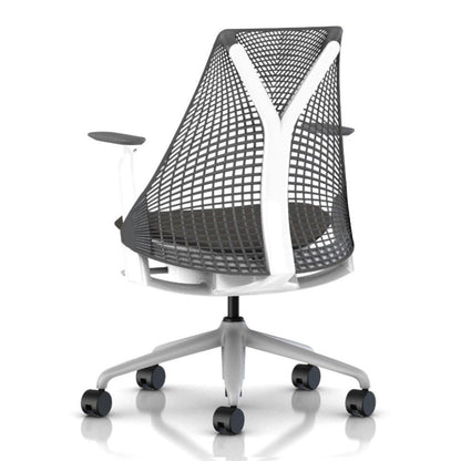 silla escritorio sayl herman miller gris