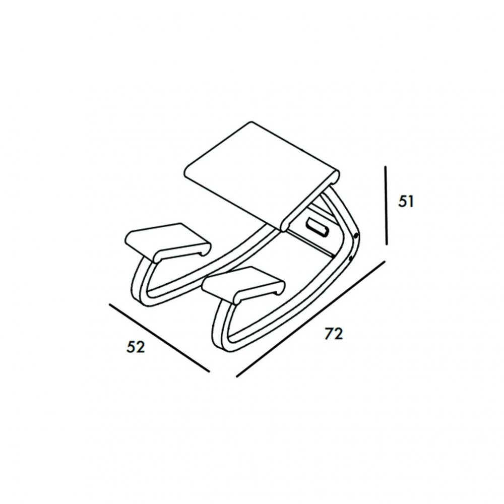 Cadira Escriptori Ergonòmica VARIABLE de Varier | Negra