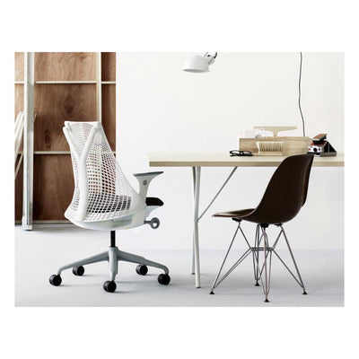 Herman Miller SAYL 1D Ergonomic Desk Chair | White - white