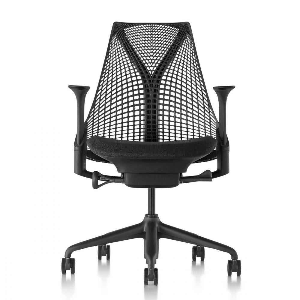 silla escritorio sayl herman miller negra