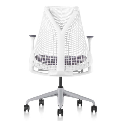 Herman Miller SAYL 1D Ergonomic Desk Chair | White - white