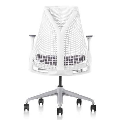 Cadira Escriptori Ergonòmica SAYL 1D de Herman Miller | Blanca - blanca