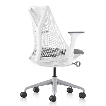 Cadira Escriptori Ergonòmica SAYL 1D de Herman Miller | Blanca - blanca