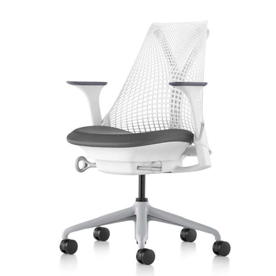 Herman Miller SAYL 1D Ergonomic Desk Chair | White - white