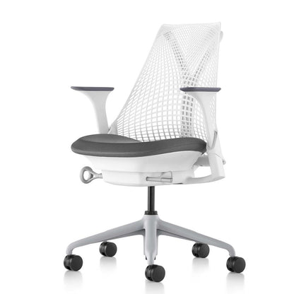 Cadira Escriptori Ergonòmica SAYL 1D de Herman Miller | Blanca - blanca