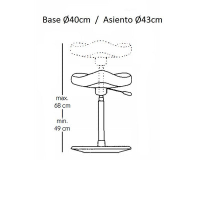 Varier MOVE Ergonomic Stool | Black