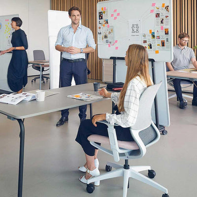 Sedus SE:MOTION Ergonomic Desk Chair | Light Grey