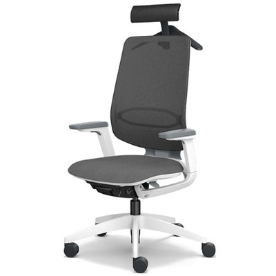 Dynamic chair with headrest for work SE:FLEX from Sedus